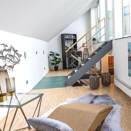 Luxus Wellness Loft - 245Qm - Designwohnen Im Zentrum Gütersloh Eksteriør bilde