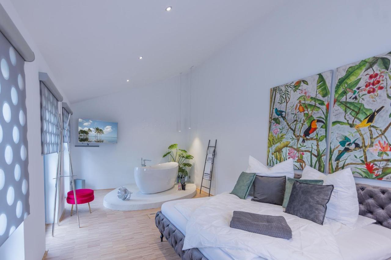 Luxus Wellness Loft - 245Qm - Designwohnen Im Zentrum Gütersloh Eksteriør bilde