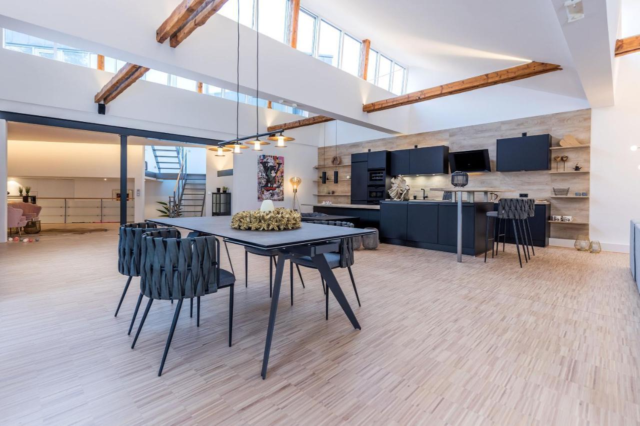 Luxus Wellness Loft - 245Qm - Designwohnen Im Zentrum Gütersloh Eksteriør bilde