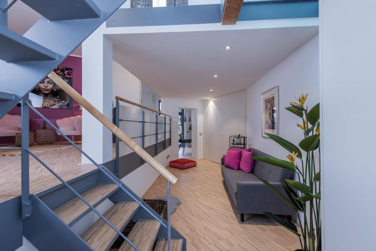 Luxus Wellness Loft - 245Qm - Designwohnen Im Zentrum Gütersloh Eksteriør bilde