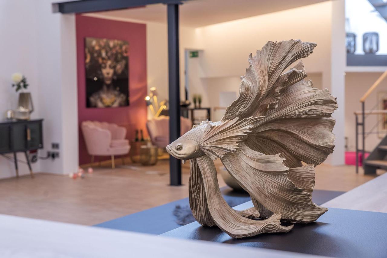 Luxus Wellness Loft - 245Qm - Designwohnen Im Zentrum Gütersloh Eksteriør bilde