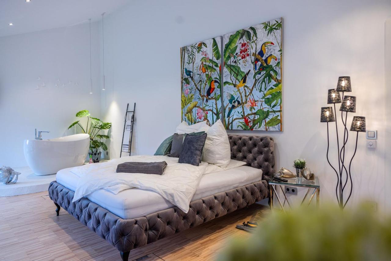 Luxus Wellness Loft - 245Qm - Designwohnen Im Zentrum Gütersloh Eksteriør bilde