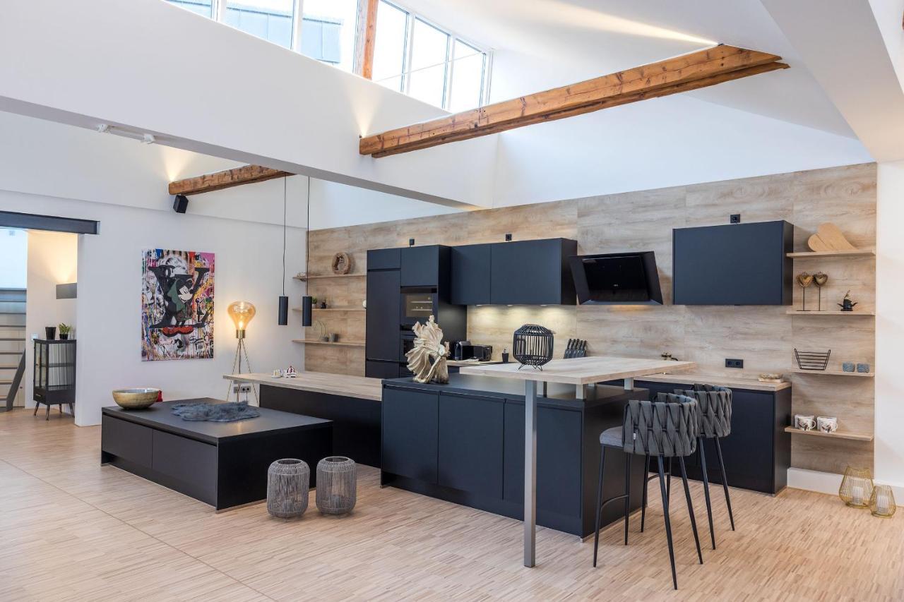 Luxus Wellness Loft - 245Qm - Designwohnen Im Zentrum Gütersloh Eksteriør bilde