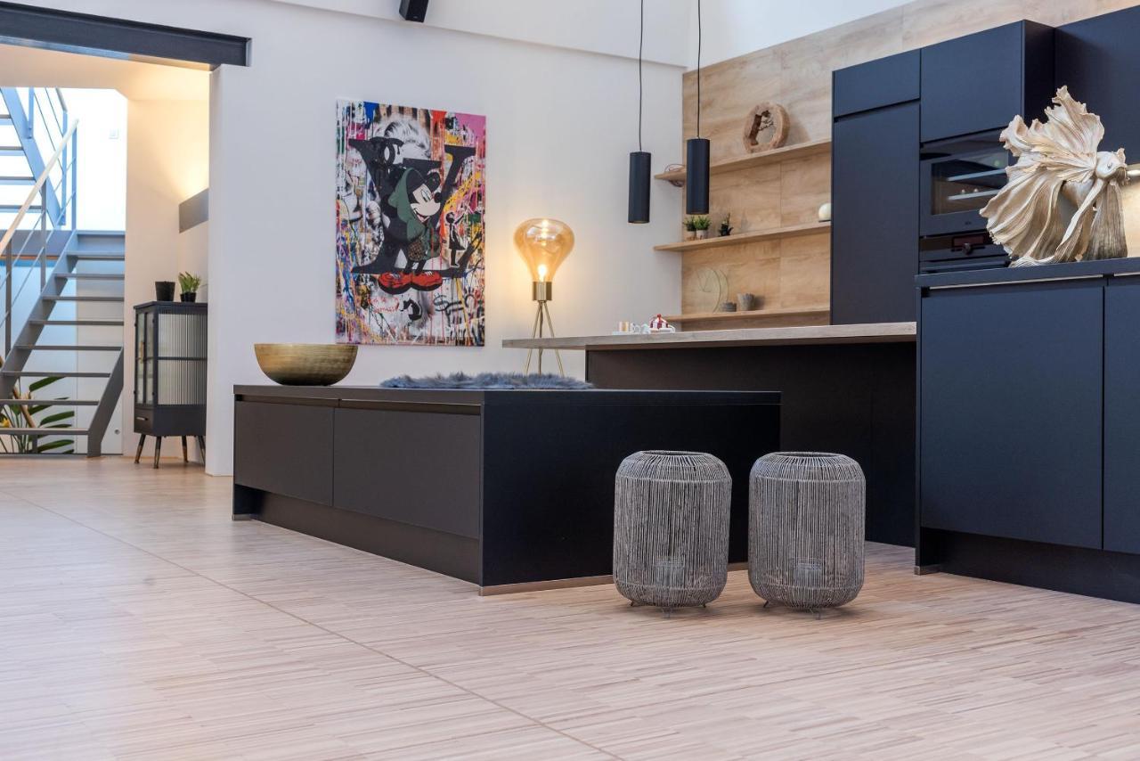 Luxus Wellness Loft - 245Qm - Designwohnen Im Zentrum Gütersloh Eksteriør bilde