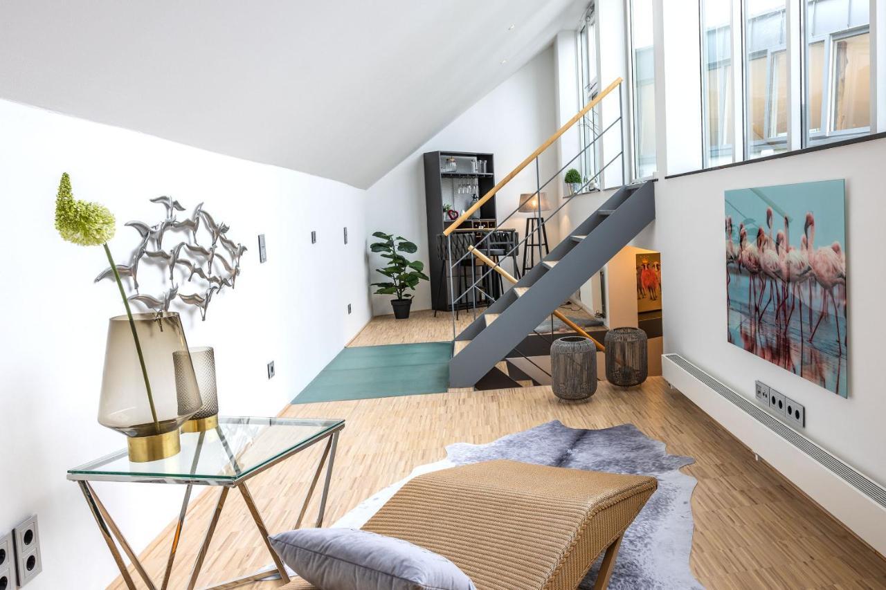 Luxus Wellness Loft - 245Qm - Designwohnen Im Zentrum Gütersloh Eksteriør bilde
